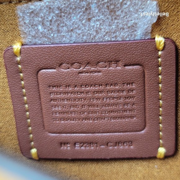 COACH Small Tabby Chain Clutch With Braided Trim & Matching Small Card Case SET⭐ - Picture 15 of 16